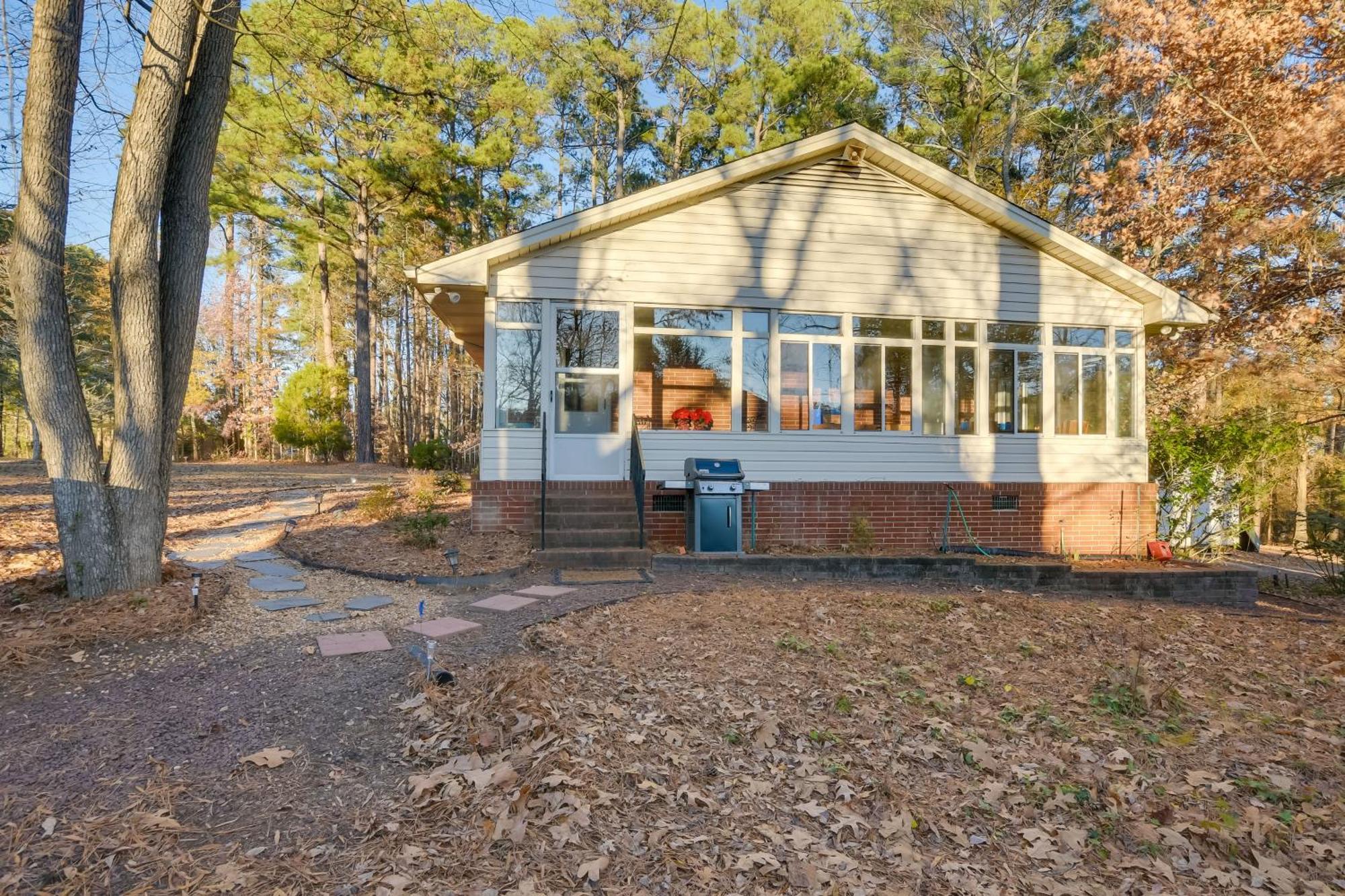 Durham Home Floor-To-Ceiling Windows With View Exterior photo